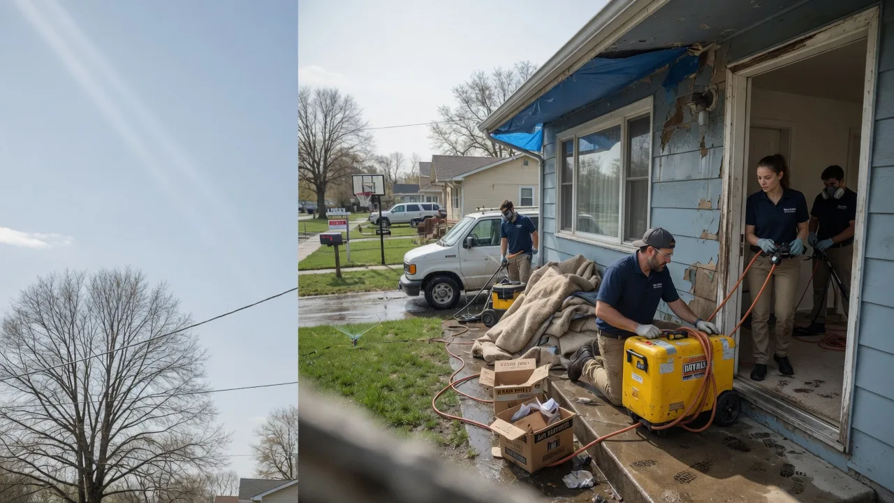 Basement Flood Cleanup in Plevna, KS near me